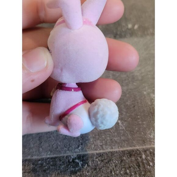 Pink baby bunny happy doll accessory toy figure - Picture 4 of 5